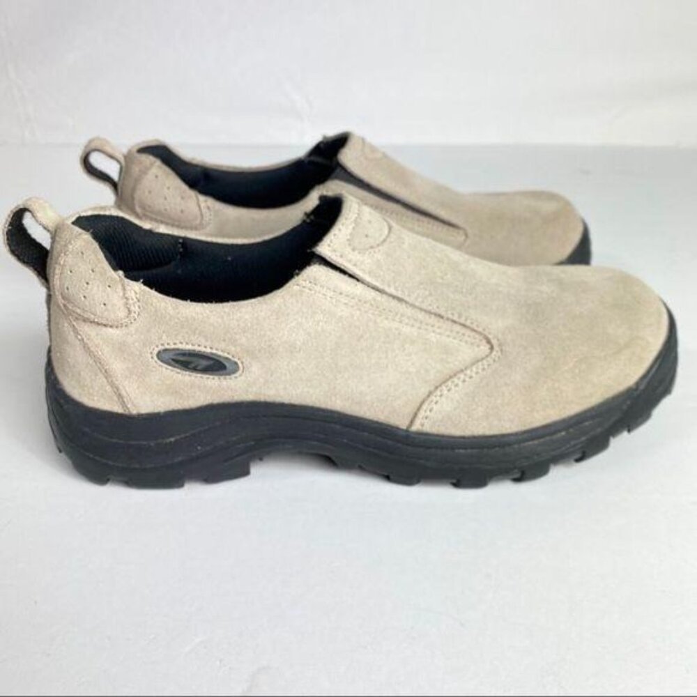 Hi-Tec Moc Tan Suede Leather Slip On Shoe Men's 9‎